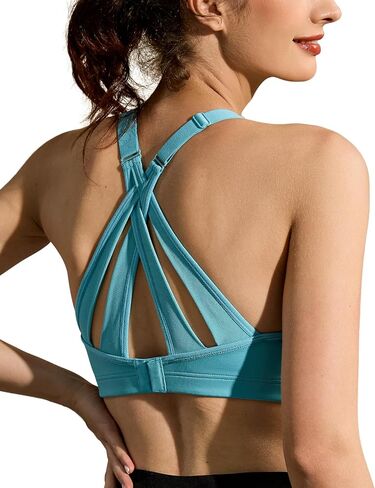 ZeroBound Women's High Impact Sports Bra Criss-Cross Back Full Coverage in Kuwait