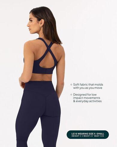 Pavoi Active Criss Cross Back High Impact Resport Shorts for Women - Scoop Scoop Dece Bated Bra - Flexflow in Saudi Arabia