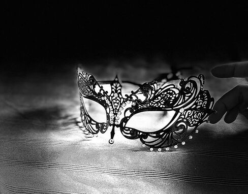مجموعة قناع تنكر الزوجين - أقنعة الأزياء السوداء للنساء والرجال - Cosplay & Party Masquerade Ball in Kuwait