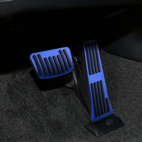 متوافق مع Kia K5 Sportage 2025 2024 2023 2022 2021 2020 متوافق مع Hyundai Tucson Santa Sonata Palisade Associory Care Foot Pedal Cover Pads -Silver in Kuwait
