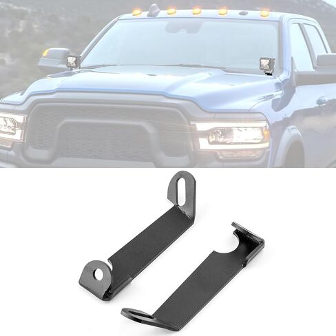 Ditch Hood Mount Bolt Brackets Upper LED Light Pods Bracket Compatible with Dodge Ram 2500/3500 2019-2024(No Drilling) in Kuwait