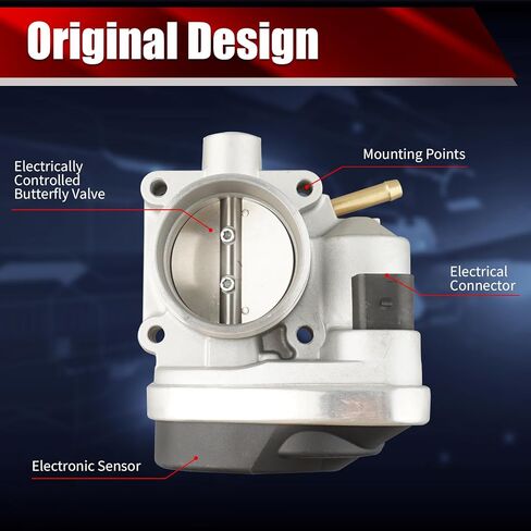 Electronic Throttle Body Assembly TB1212 Compatible with Subaru Legacy Outback 2010-2012 2.5L H4 Only fit for Naturally Aspirated Engine Replaces 16112AA350 67-2103 in Saudi Arabia