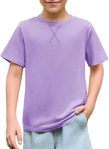 الأولاد Haloumoning T Dorts Kids Summer Crewneck short short tshirts thedase tees 5-14 years in Kuwait