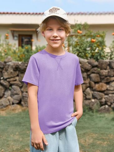 الأولاد Haloumoning T Dorts Kids Summer Crewneck short short tshirts thedase tees 5-14 years in Kuwait