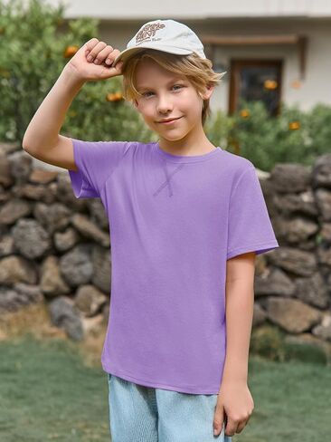 الأولاد Haloumoning T Dorts Kids Summer Crewneck short short tshirts thedase tees 5-14 years in Kuwait