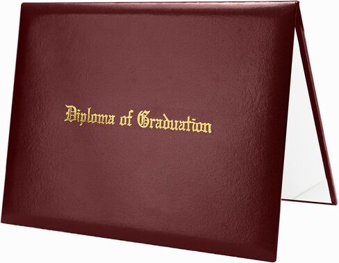 GraduationForYou Smooth Imprinted Diploma of Graduation Certificate Cover 8 1/2" x 11" in Saudi Arabia