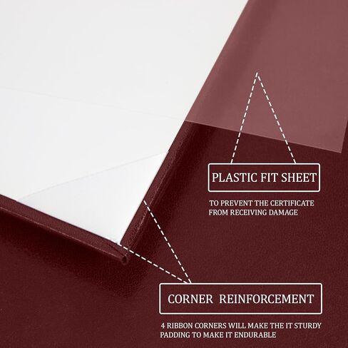 GraduationForYou Smooth Imprinted Diploma of Graduation Certificate Cover 8 1/2" x 11" in Saudi Arabia
