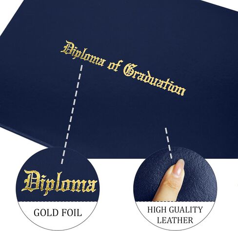 GraduationForYou Smooth Imprinted Diploma of Graduation Certificate Cover 8 1/2" x 11" in Saudi Arabia