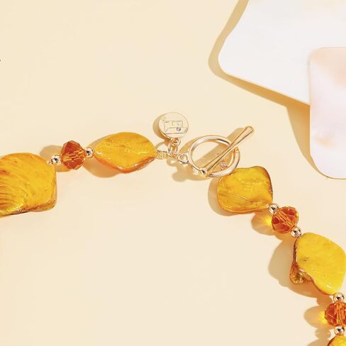 Firstmeet Natural Shell Pearl Choker Handmade Summer Boho Necklace for Women Beach Summer Holiday Gift in Kuwait