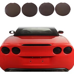 ABS Smoked Black خلفي خلفي العدسة طقم خلفي طقم مناسبة لشيفروليه Corvette C6 2005-2013 السيارة إكسسوارات حماية الخلفية الخارجي للسيارة