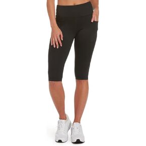 Zippy High Waisted Capri Leggings for Women - Tummy Control Yoga Pant with Pockets for Cycling, Running and Workout