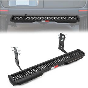 خطوة قبضة خلفية 54 بوصة Ecotric متوافقة مع 2007-2023 مرسيدس بنز العداء 1500 2500 3500 3500xD 4500 واط/مصدات المسحوق الأسود المغلفة الصلب الثقيل استبدال 415254-570749-0