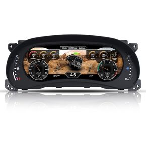 Replacement for Jeep Wrangler 3 JK from 2010 to 2017 Digital Dashboard Panel LCD Speedometer Meter Virtual Instrument Cluster Cockpit Linux