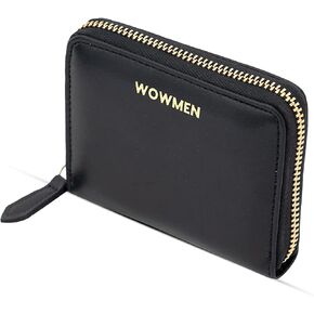 Medium Zip Around Wallet with RFID Blocking Credit Card Slots and Zipper Coin Pocket in minimalist design from TopGrain Soft Leather