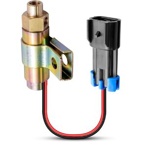 TIKSCIECNE 12V Fan Clutch Solenoid Valve with Harness Fit for Horton Bendix Kysor Borg Warner Systems Replace 1689785C91 500827 F224903 3551298C92, Car Fan Clutch Solenoid Valve