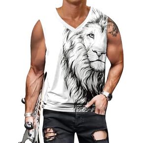 American Flag Patriotic Print Men Muscle Tank Tops Sleeveless Tee Shirts Independence Day July 4th Top