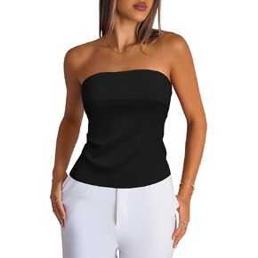 Arach&Cloz Women’s Silk Blend Non Slip Summer Going Out Tube Tops 2025 in Kuwait