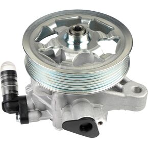 Power Steering Pump with pulley compatible with Honda Accord 2.4L 2008 2009 2010 2011 2012 Replace 21-5495 56100R40A03 power assist pump vane pump