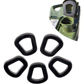 5 PCS CAR CAR JERRY CAN CAPLASETS ، 2.12 "OD 1.3" Can Rubber Fuel Can Fulling for 5 Gallon Nato Oil Elt ، Can Gas Can Spout ، Universal for 20L Guber Gusts Washer Seals (Black)