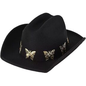 Black Cowgirl Hat, Cowboy Hats for Women, Cowgirl Hats Women, Womens Cowboy Hats, Black Cowboy Hat