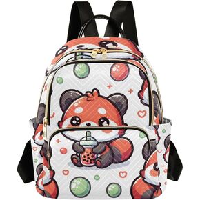 Mini Backpack Purse for Women, Galaxy Cat Travel Bag Casual Daypack Shoulder Bag