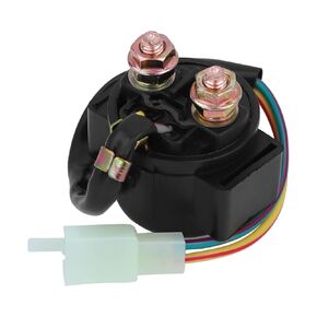 Starter Solenoid Relay, Compatible with 4-Stroke GY6 Engine 50cc 70cc ATV Scooters Buggys Dirt Bikes Go Kart Starter Solenoid Relay