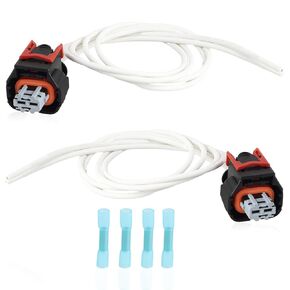 16 AWG Multi-Purpose Pigtail Fuel Injector Connector Harness Wire Compatible with GMC Chevy L5P Duramax Diesel V8 6.6L Replace#: 19368140 PT3739