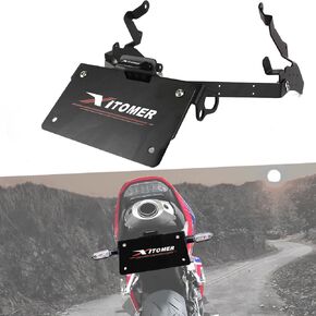 Xitomer Tail Tidy Compatible with CBR600RR 2013-2024 CBR600RR Fender Eliminator Motorcycle License Plate Holder Compatible with Stock & Aftermarket Turn Signal