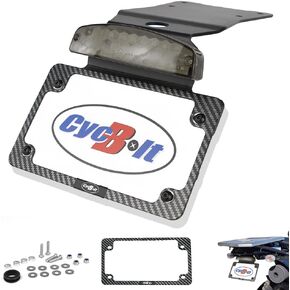 Fender Eliminator Kits Fit for 2024 KLR 650 2023 2022 KLR650 Tail Tidy KLR 650 License Plate Bracket Holder with Tail Light