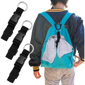 3 Pcs Add a Bag Luggage Straps Jacket Gripper Holder Heavy Duty Luggage Connector Straps with Buckle Adjustable Baggage Suitcase Belt Travel Accessories for Connecting Luggage Backpack Jacket
