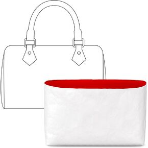 Handbag Organizer Insert for LV Speedy 20, Custom Fit Inside Premium Vanile Lightweight WaterResistant Purse Insert