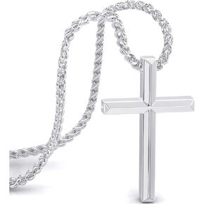 SERASAR Premium Necklace Men [Trust] | Stainless 316L Surgical Steel | Waterproof | Solid Chain | Secure Clasp | Three Colors | Jewelry Box Included
