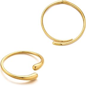 Woworama chunky cuff cuff وقلادة من طوق القلادة للنساء مجموعة سوار قلادة الكفة دمعة