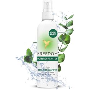 Freedom Eucalyptus Shower Spray Armatherapy - Mist Natural Shower لتخفيف الإجهاد والجيوب الأنفية الصافية - رذاذ الأوكالبتوس للساونا - في تجربة المنتج