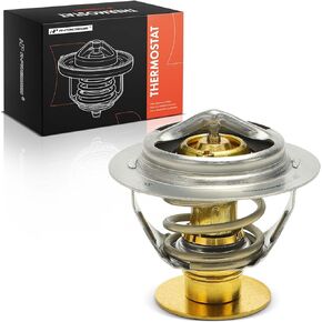 A-Premium Engine Coolant Thermostat Compatible with Ford F-150 F150, Explorer, Escape, Fusion, Edge, Mustang, Expedition, C-Max, Bronco & Lincoln MKZ, MKX, Navigator, Continental, Aviator, Nautilu
