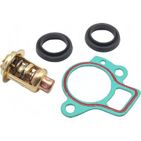 66M-12411 Thermostat Repair Service Kit for Yamaha 4 Stroke 9.9 15 25 30 40 50 60 70 HP Outboard Motors Replacement 6G8-12411 62Y-12414 6H3-12414 Sierra 18-3541