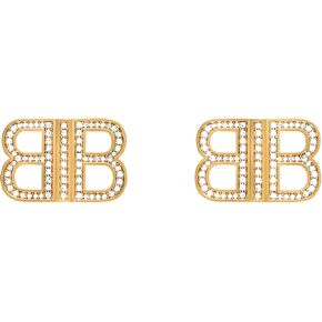 أقراط ب الأولية للنساء | فاخرة 18K CZ CZ المجوهرات الفرنسية الأنيقة | التصميم المتطور الحد الأدنى