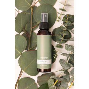 Sweatyb® Shower Spa Mist Swork - رذاذ تخفيف الإجهاد - صديق للبشرة - نباتي - خالي من القسوة - رذاذ ضباب صديق للبيئة للاستحمام ، غرفة البخار والساونا - مصنوعة في الولايات المتحدة الأمريكية - 100 ٪ من زيت الأوكالبتوس النقي - 2 أوقية