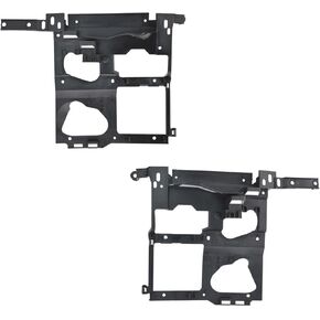 TRQ Driver & Passenger Side Headlight Bracket Compatible with Chevrolet GMC GM1221121 GM1221122