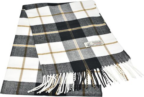 Glory Max Classic Plaid Striped Luxurious Checked Pattern Winter Scarf For Men Women Soft Cashmere Feel 72"x12" in Saudi Arabia