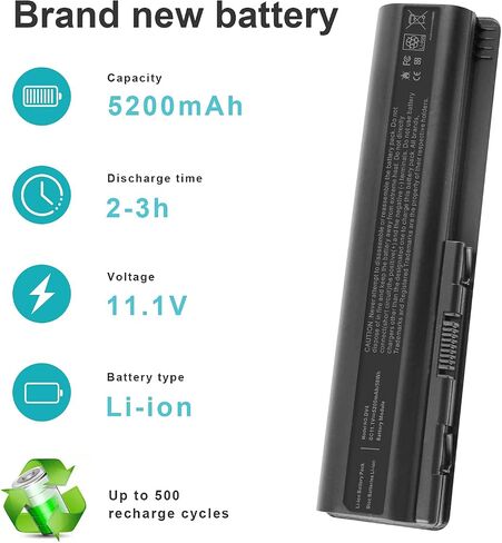 58Wh بطارية كمبيوتر محمول ل HP DV4 DV5 DV6 G50 G60 G60T-200 CTO G61 G70 HDX X16 HDX X16T بريميوم HDX16 HSTNN-LB72 HSTNN-LB73 HSTNN-UB72 HSTNN-CB73 HSTNN-DB72 HSTNN-DB73 HSTNN-IB72 HSTNN-IB73 dm1-2000 in Saudi Arabia