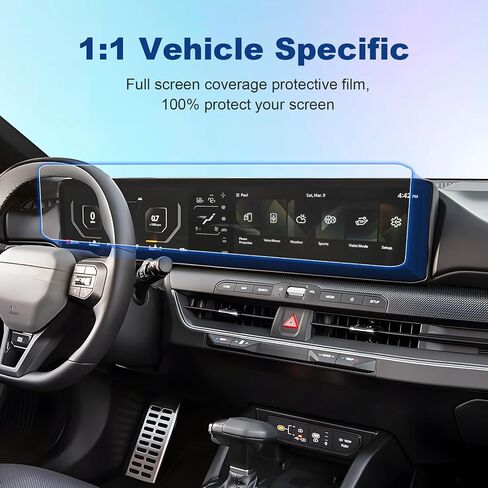 واقي شاشة Coleya 2022 2023 2024 Forte لسيارة Kia Forte (GT-line/GT/GT Manual) شاشة لمس 10.25 بوصة، زجاج مقسى 9H 2024 2023 Forte GT Line Accessories HD طبقة حماية شفافة 10.25 بوصة in Saudi Arabia