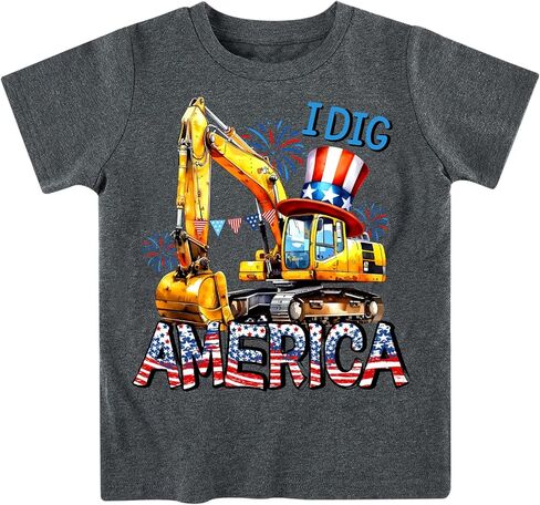 kids4ever الأولاد تي شيرت القطن الأبجدية نمط الشاحنة قصيرة الأكمام قميص تي شيرت لمدة 2-6 سنوات in Kuwait