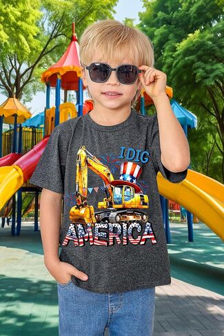 kids4ever الأولاد تي شيرت القطن الأبجدية نمط الشاحنة قصيرة الأكمام قميص تي شيرت لمدة 2-6 سنوات in Kuwait