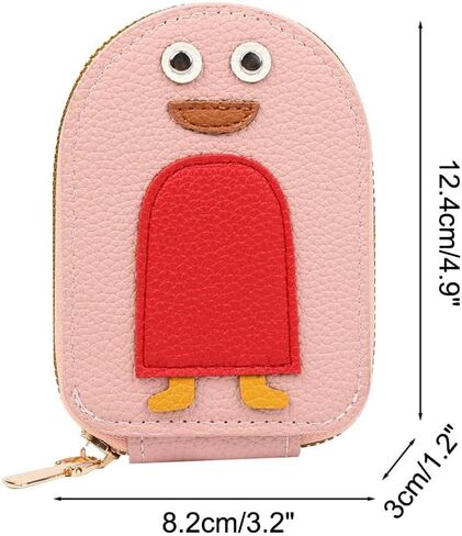 Zippered Card Wallet, Penguin Shape Accordion Wallet Credit Card Holder with 11 Slots for Credit Card ID Cards Driver's Licenses in Saudi Arabia