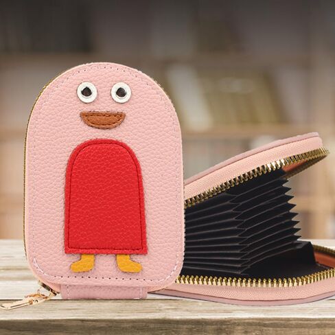 Zippered Card Wallet, Penguin Shape Accordion Wallet Credit Card Holder with 11 Slots for Credit Card ID Cards Driver's Licenses in Saudi Arabia