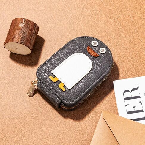 Zippered Card Wallet, Penguin Shape Accordion Wallet Credit Card Holder with 11 Slots for Credit Card ID Cards Driver's Licenses in Saudi Arabia