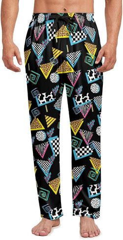 Men's Pajama Pants Loose and lightweight Sleep Lounge Bottoms with pockets Drawstring in Saudi Arabia