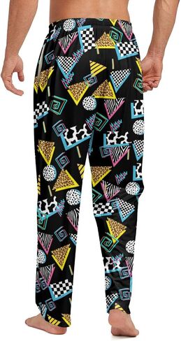 Men's Pajama Pants Loose and lightweight Sleep Lounge Bottoms with pockets Drawstring in Saudi Arabia