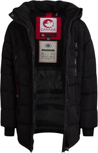 CANADA WEATHER GEAR Girls’ Winter Coat – Stadium Length Quilted Puffer Parka Jacket (7-16) in Kuwait